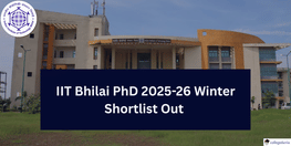 IIT Bhilai PhD 2025 26 Winter Shortlist Out